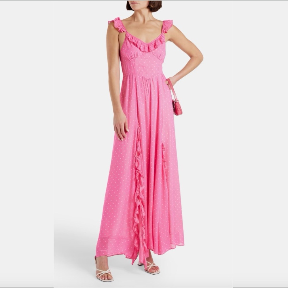 NWOT LoveShackFancy Pink Maxi Dress